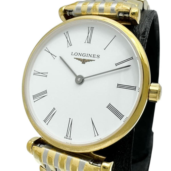 【LONGINES/ロンジン】 グランドクラシック L4.209.2 腕時計 ステンレススチール/GP クオーツ ホワイト文字盤/金ベルト/コンビカラー レディース
【中古】【真子質店】【NN】




【Txx】