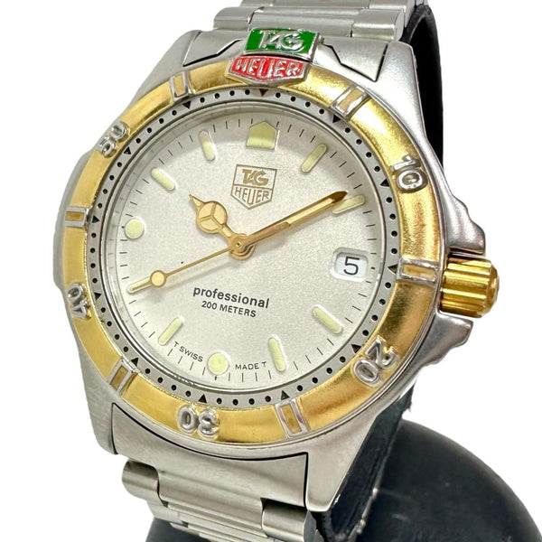 【TAG HEUER/タグホイヤー】 プロフェッショナル 994.713A 腕時計 ステンレススチール/GP クオーツ シルバー文字盤 メンズ
【中古】【真子質店】【NN】




【MaMox】
