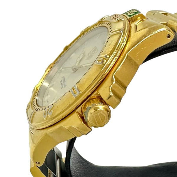 【TAG HEUER/タグホイヤー】 プロフェッショナル 994.706K 腕時計 GP/ステンレススチール クオーツ アイボリー文字盤 メンズ 【中古】【真子質店】【GD】 【DMox】