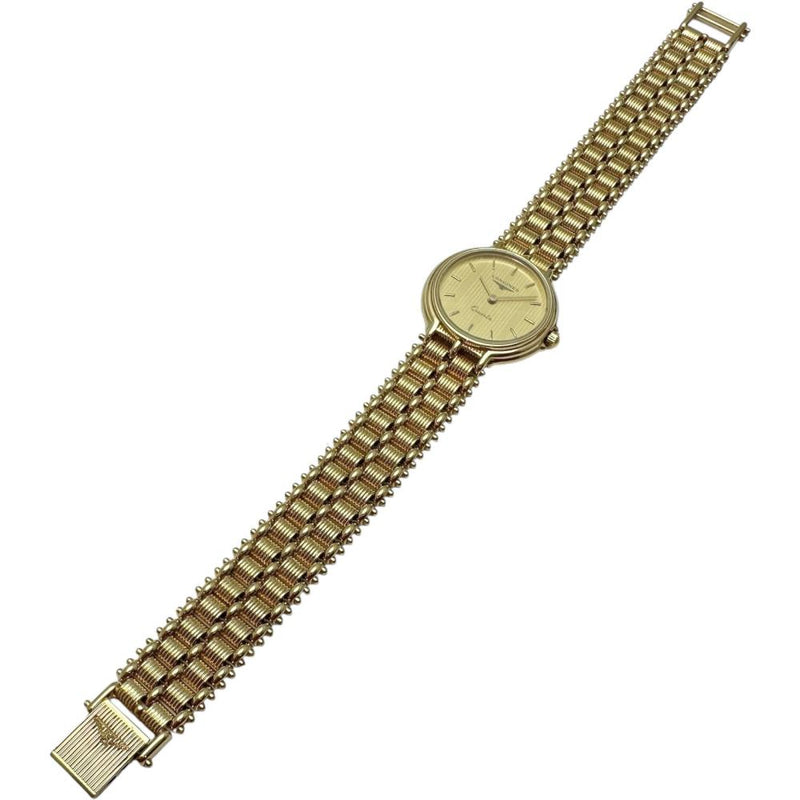 【LONGINES/ロンジン】 コンクエスト 腕時計 GP クオーツ ゴールド文字盤/ゴールドベルト レディース 【中古】【真子質店】【NN】 【TMix】