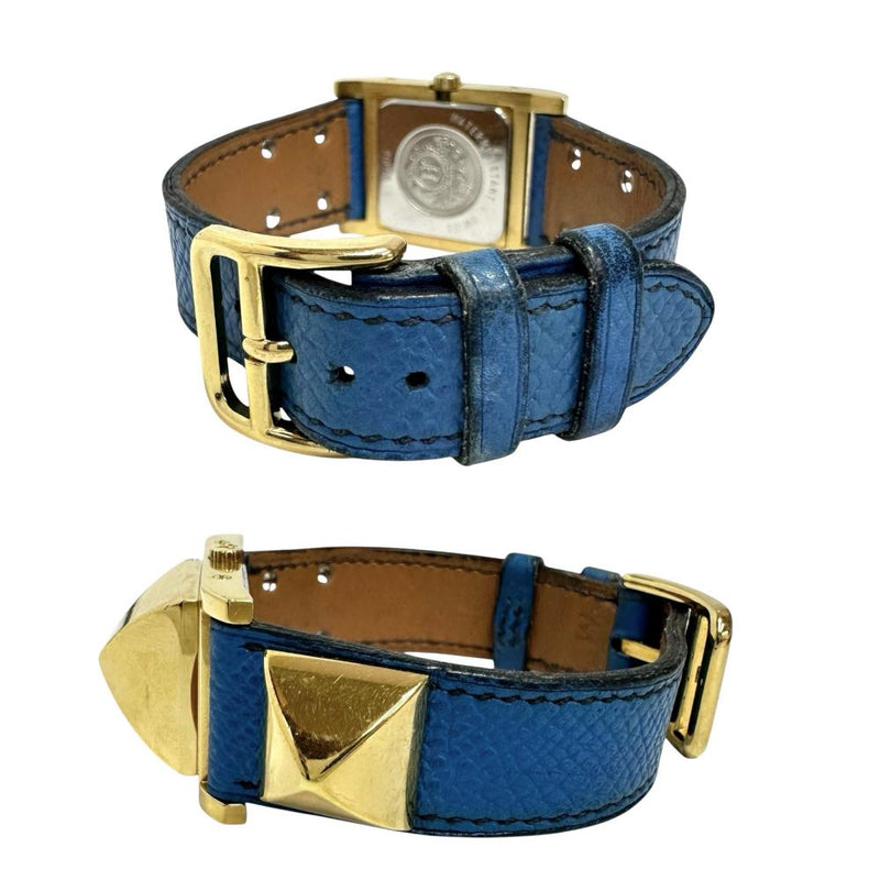 【HERMES/エルメス】 メドール 610756 電池交換済 腕時計 GP/レザー クオーツ 白文字盤/ブルー革ベルト レディース
【中古】【真子質店】【GD】




【TKMo】
