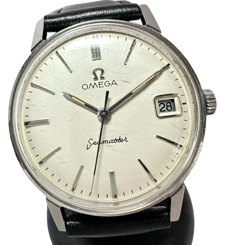 【OMEGA/オメガ】 シーマスター ヴィンテージ cal.610 オーバーホール済 腕時計 ステンレススチール/レザー 自動巻き/オートマ シルバー文字盤/黒革ベルト メンズ
【中古】【真子質店】【GD】




【TKMo】