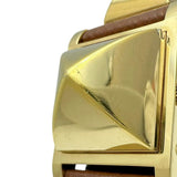 【HERMES/エルメス】 メドール 腕時計 GP/レザー クオーツ ホワイト文字盤/ゴールド金具/茶革ベルト レディース
【中古】【真子質店】【GD】




【MaYMa】