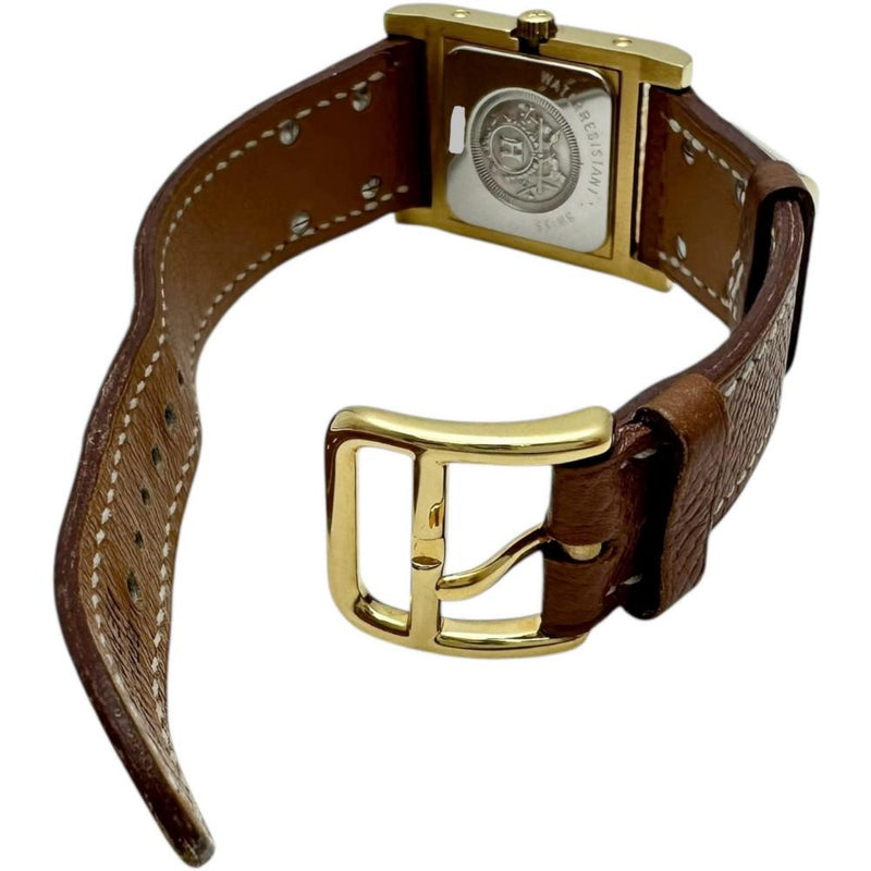 【HERMES/エルメス】 メドール 腕時計 GP/レザー クオーツ ホワイト文字盤/ゴールド金具/茶革ベルト レディース
【中古】【真子質店】【GD】




【MaYMa】