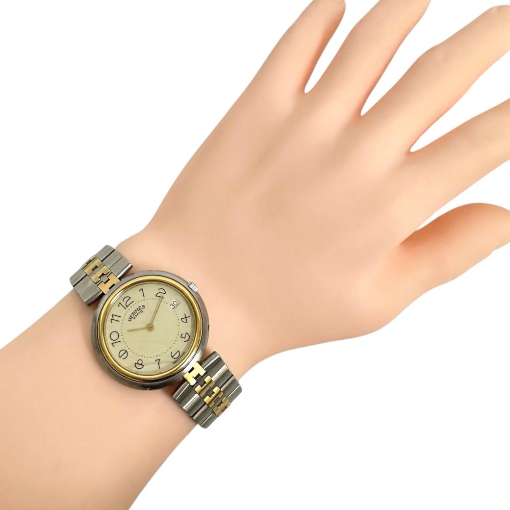 HERMES/エルメス】 プロフィール 264218 電池交換済 腕時計 ステンレス