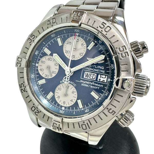 【BREITLING/ブライトリング】 A13340 仕上げ済 スーパーオーシャン クロノグラフ デイデイト 腕時計 ステンレススチール 自動巻き/オートマ ブルー文字盤 メンズ
【中古】【真子質店】【BL】




【TTMoMo】
