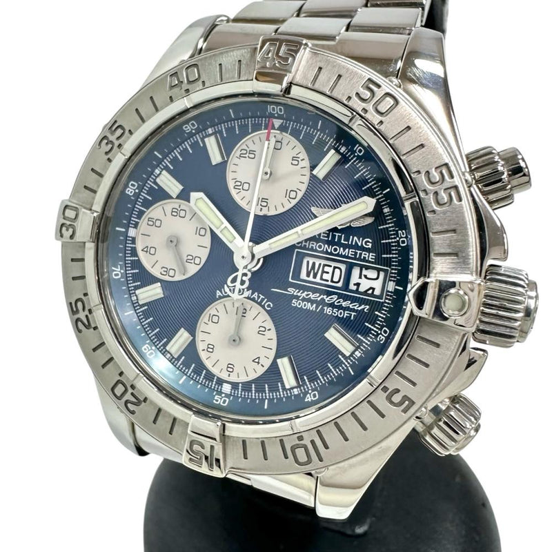 【BREITLING/ブライトリング】 A13340 仕上げ済 スーパーオーシャン クロノグラフ デイデイト 腕時計 ステンレススチール 自動巻き/オートマ ブルー文字盤 メンズ
【中古】【真子質店】【BL】




【TTMoMo】