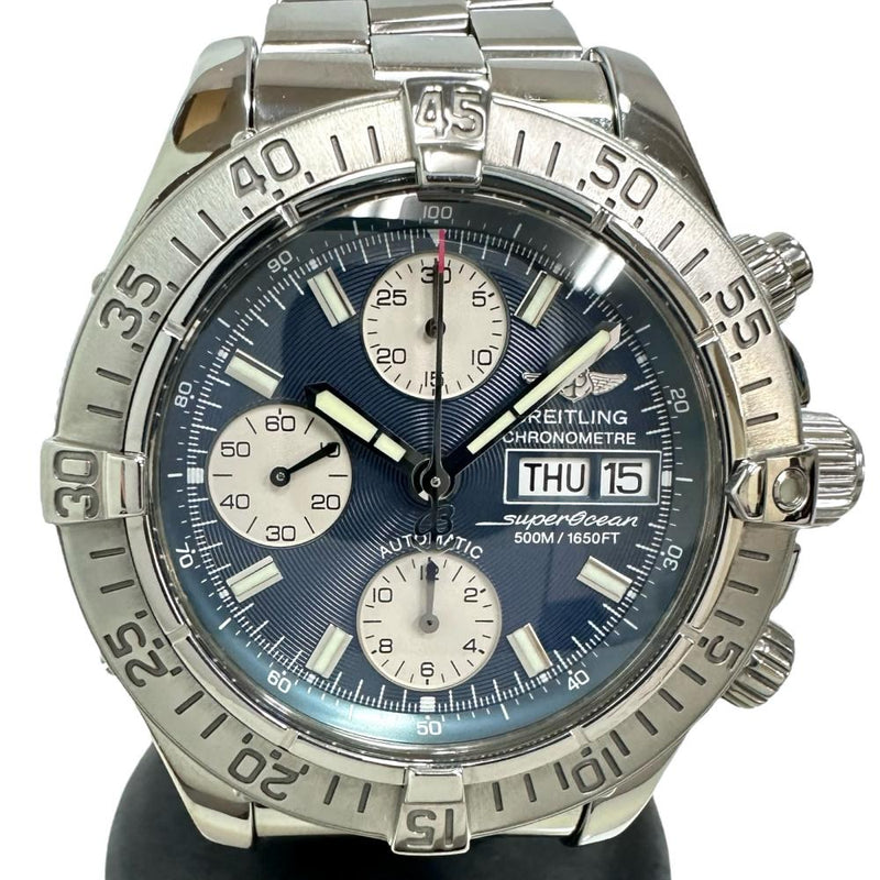 【BREITLING/ブライトリング】 A13340 仕上げ済 スーパーオーシャン クロノグラフ デイデイト 腕時計 ステンレススチール 自動巻き/オートマ ブルー文字盤 メンズ
【中古】【真子質店】【BL】




【TTMoMo】