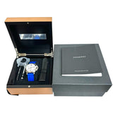 【PANERAI/パネライ】 ルミノールマリーナ PAM01499 裏スケ 3デイズ 腕時計 ステンレススチール/ラバー 自動巻き/オートマ S番（2016年） ホワイト文字盤/青ラバーベルト メンズ 【中古】【真子質店】【GD】 【DITMo】