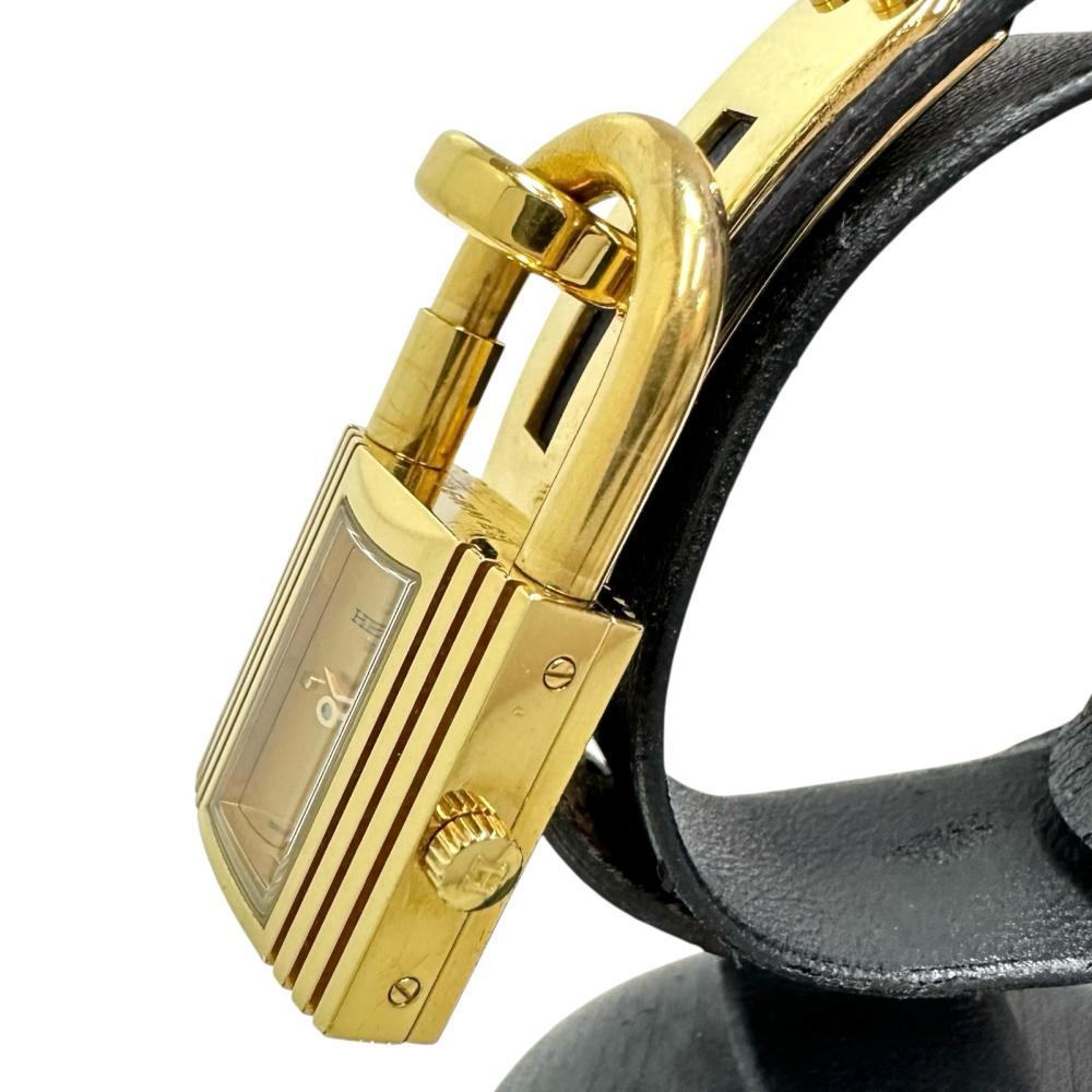 HERMES/エルメス】 ケリー ウォッチ 腕時計 GP/オーストリッチ