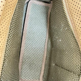 【mutaMARINE/ムータマリン】ゴルフ用バッグ　パンチング ハンドバッグ 合成皮革 ベージュ ユニセックス【中古】【真子質店】【NN】




【Ix】