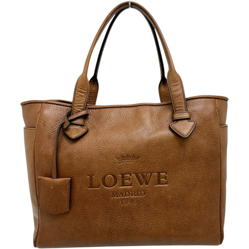 【LOEWE/ロエベ】 ヘリテージ レザー ハンドバッグ レザー ブラウン レディース【中古】【真子質店】【NN】 【Ixx】