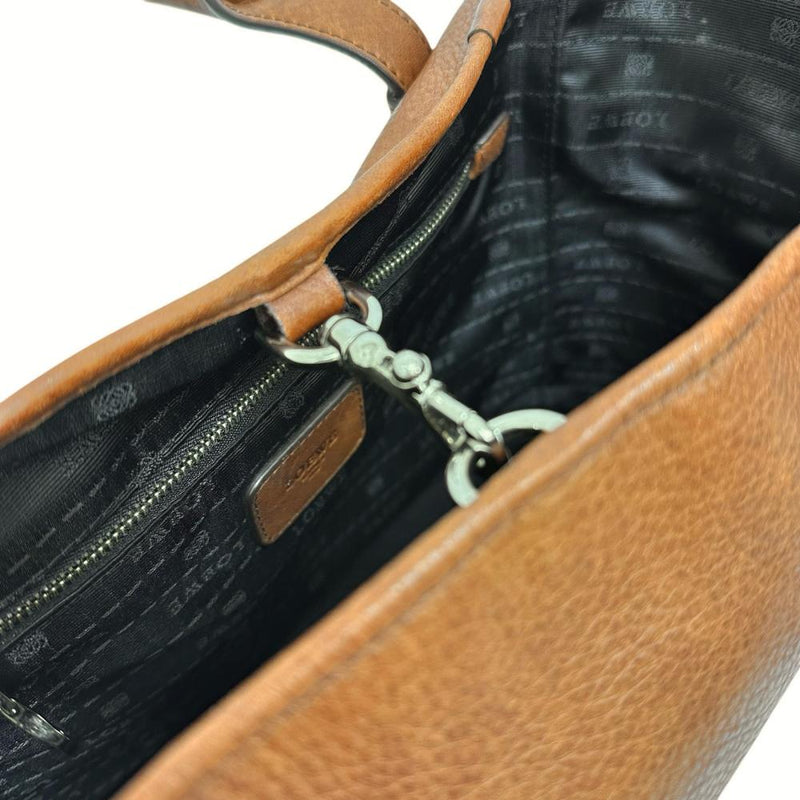 【LOEWE/ロエベ】 ヘリテージ レザー ハンドバッグ レザー ブラウン レディース【中古】【真子質店】【NN】 【Ixx】