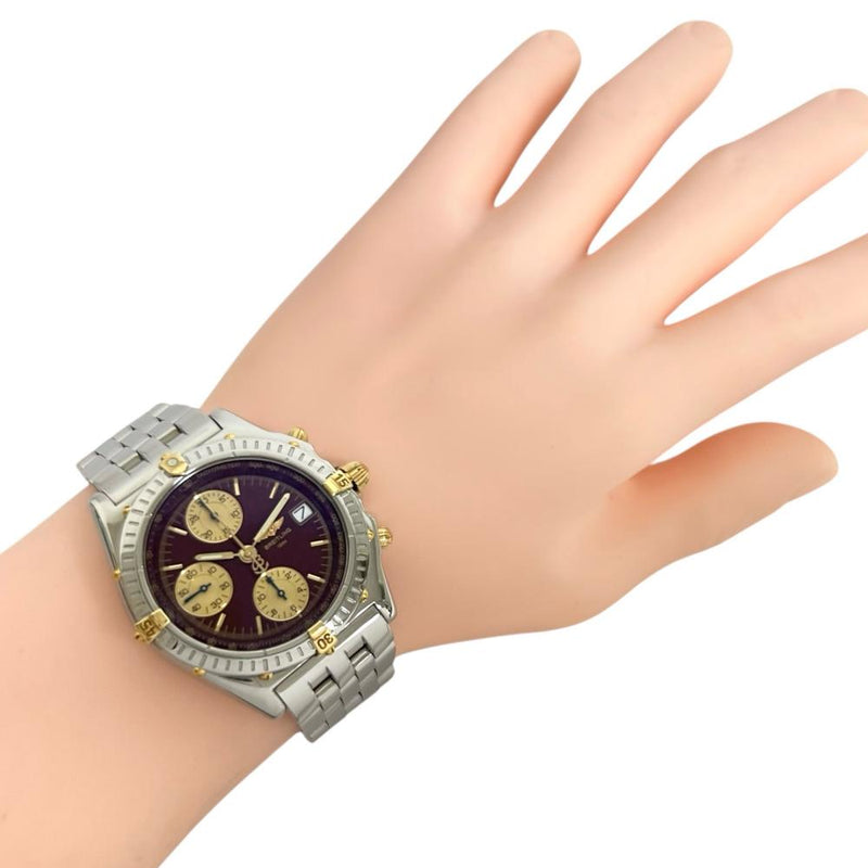 【BREITLING/ブライトリング】 B13050.1  クロノマット ビコロ 腕時計 ステンレススチール/YGイエローゴールド 自動巻き/オートマ ワインレッド文字盤/金目 メンズ
【中古】【真子質店】【GD】




【TxSx】