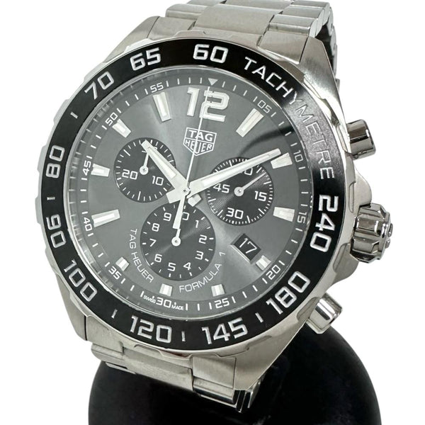 【TAG HEUER/タグホイヤー】 フォーミュラ1 CAZ1011 腕時計 ステンレススチール クオーツ 黒ベゼル/グレー文字盤 メンズ 【中古】【真子質店】【GD】 【IIMoMo】