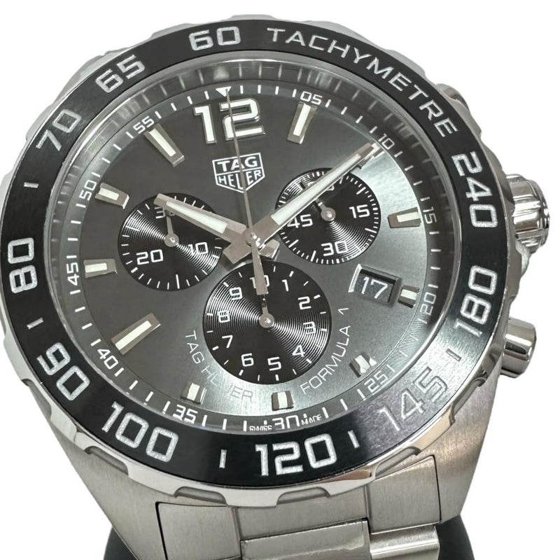 【TAG HEUER/タグホイヤー】 フォーミュラ1 CAZ1011 腕時計 ステンレススチール クオーツ 黒ベゼル/グレー文字盤 メンズ 【中古】【真子質店】【GD】 【IIMoMo】