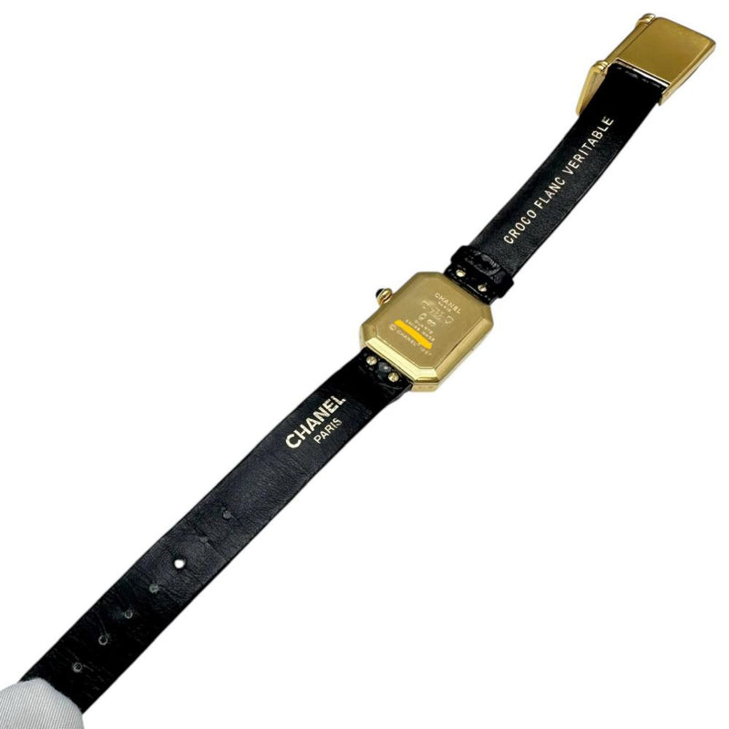 【CHANEL/シャネル】 プルミエール 純正ダイヤベゼル H0094 腕時計 K18YGイエローゴールド/レザー クオーツ ブラック文字盤/黒革/純正無垢バックル レディース
【中古】【真子質店】【GD】




【MaxMix】
