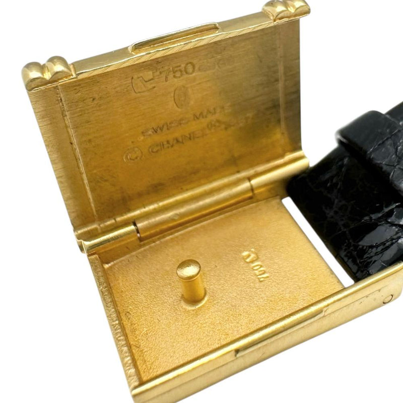 【CHANEL/シャネル】 プルミエール 純正ダイヤベゼル H0094 腕時計 K18YGイエローゴールド/レザー クオーツ ブラック文字盤/黒革/純正無垢バックル レディース
【中古】【真子質店】【GD】




【MaxMix】