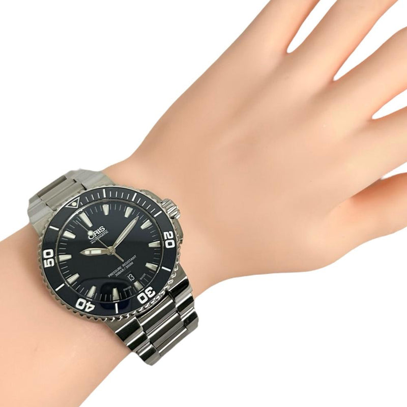【ORIS/オリス】 アクイスデイト 7653  オーバーホール済 腕時計 ステンレススチール 自動巻き/オートマ 紺文字盤/紺ベゼル メンズ
【中古】【真子質店】【GD】




【MiYS】