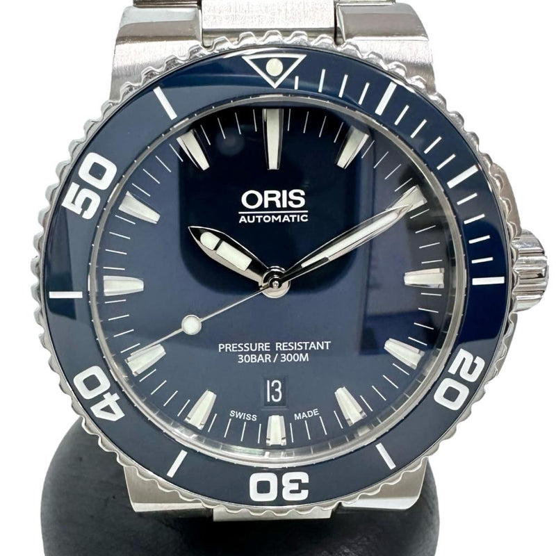 【ORIS/オリス】 アクイスデイト 7653  オーバーホール済 腕時計 ステンレススチール 自動巻き/オートマ 紺文字盤/紺ベゼル メンズ
【中古】【真子質店】【GD】




【MiYS】