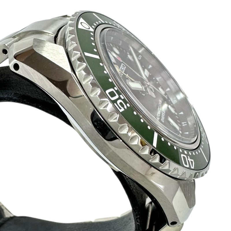 【SEIKO/セイコー】 プロスペックス ダイバー スキューバ SBEJ009(6R54-00D0)  緑　GMT 腕時計 ステンレススチール 自動巻き/オートマ グリーン文字盤 メンズ
【中古】【真子質店】【GD】




【KKx】