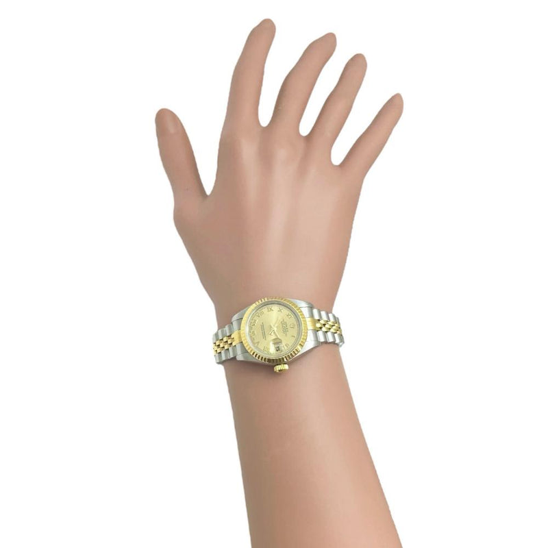 【ROLEX/ロレックス】 デイトジャスト 69173 箱/保有り ローマンインデックス 腕時計 ステンレススチール/YG 自動巻き/オートマ U番(1997年) ゴールド文字盤/コンビベルト レディース
【中古】【真子質店】【BL】




【MoMaDY】
【ex】