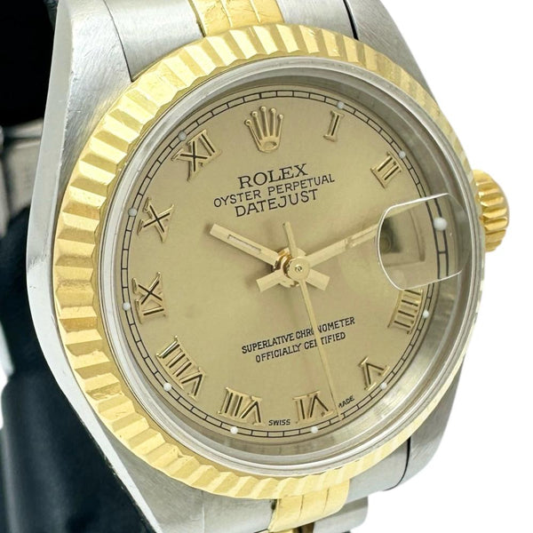 【ROLEX/ロレックス】 デイトジャスト 69173 箱/保有り ローマンインデックス 腕時計 ステンレススチール/YG 自動巻き/オートマ U番(1997年) ゴールド文字盤/コンビベルト レディース
【中古】【真子質店】【BL】




【MoMaDY】
【ex】