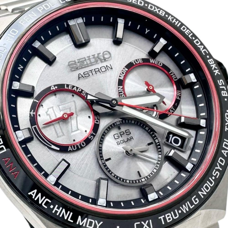 【SEIKO/セイコー】 アストロン 大谷翔平1700本限定 SBXC125(5X53-0BX0) 箱/保あり GPS 腕時計 チタン ソーラー グレー文字盤 メンズ 【中古】【真子質店】【GD】 【IDSY】