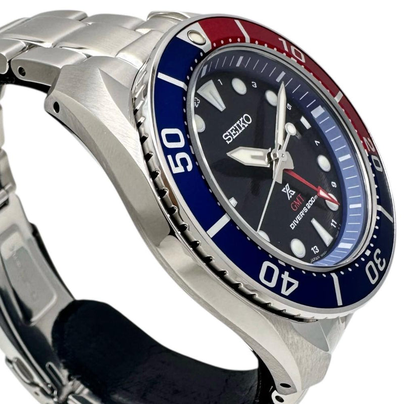 【SEIKO/セイコー】 プロスペックス ダイバー SBPK005(5K65-0AA0) 箱/保（未記入）あり 腕時計 ステンレススチール ソーラー ブラック文字盤/青赤ベゼル メンズ
【中古】【真子質店】【GD】




【DSMo】