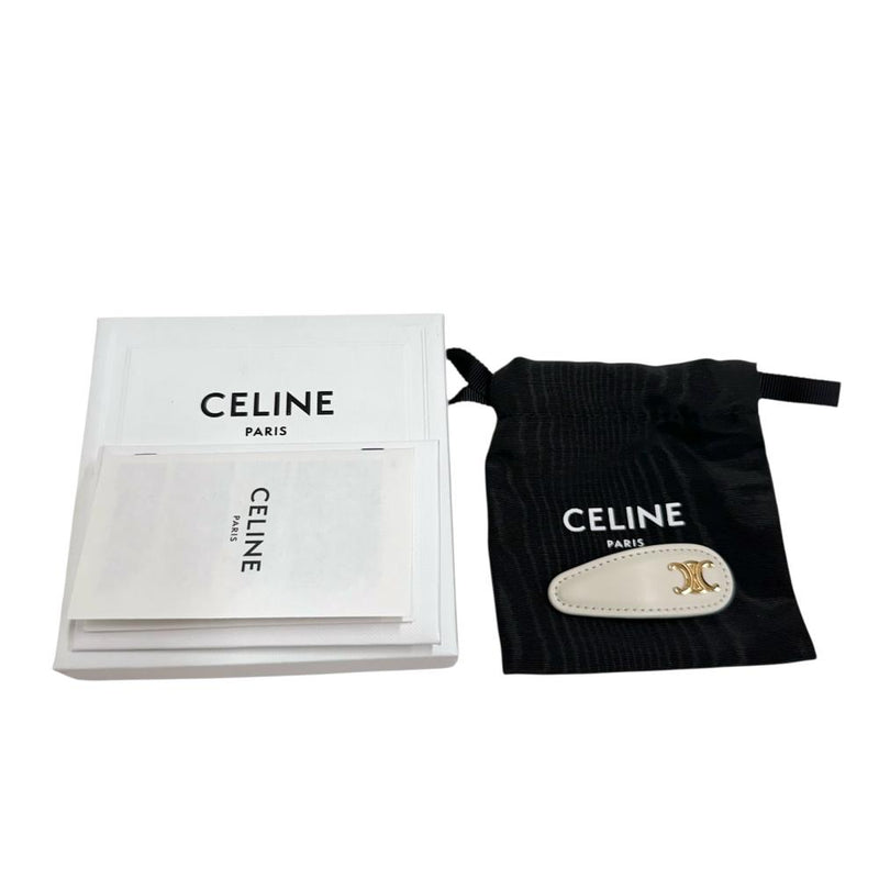 【CELINE/セリーヌ】 ヘアクリップ ヘアピン 髪留め その他アクセサリー トリオンフ GP/レザー 5.2g ホワイト レディース
【中古】【真子質店】【GD】




【IYx】