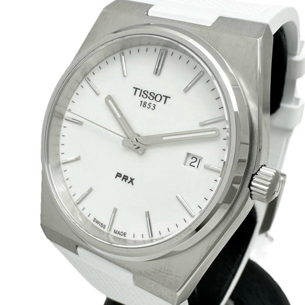 【TISSOT/ティソ】 PRX T137.410.17.011.00 未使用 腕時計 ステンレススチール/ラバー クオーツ ホワイト文字盤/白ラバーバンド メンズ
【中古】【真子質店】【NN】




【TKMo】