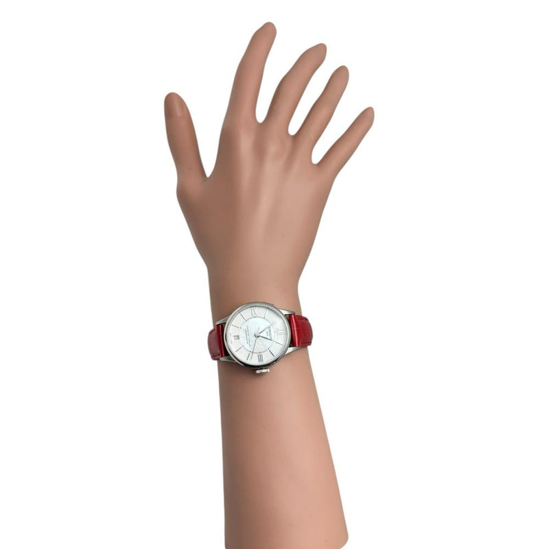 【TISSOT/ティソ】 シュマン デ トゥレル T099.207.16.118.00 未使用 腕時計 ステンレススチール/レザー 自動巻き/オートマ シルバー文字盤/レッド革 レディース
【中古】【真子質店】【NN】




【MoxY】