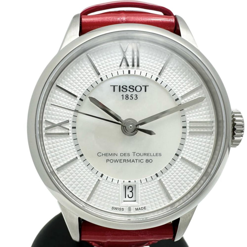 【TISSOT/ティソ】 シュマン デ トゥレル T099.207.16.118.00 未使用 腕時計 ステンレススチール/レザー 自動巻き/オートマ シルバー文字盤/レッド革 レディース
【中古】【真子質店】【NN】




【MoxY】