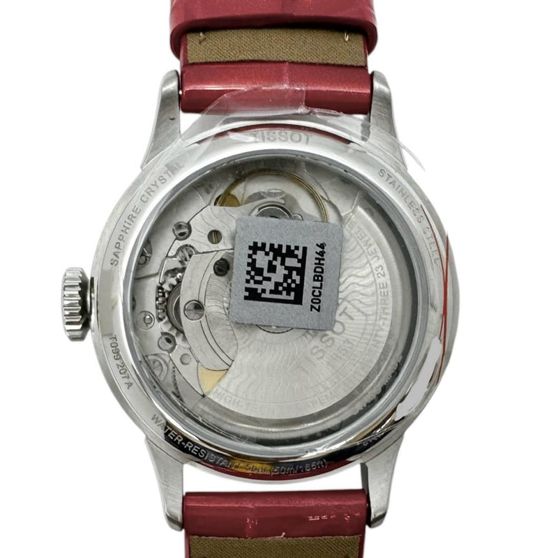 【TISSOT/ティソ】 シュマン デ トゥレル T099.207.16.118.00 未使用 腕時計 ステンレススチール/レザー 自動巻き/オートマ シルバー文字盤/レッド革 レディース
【中古】【真子質店】【NN】




【MoxY】