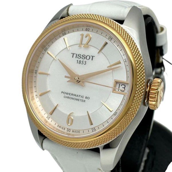 【TISSOT/ティソ】 バラード パワーマティック T108.208.26.117 未使用 腕時計 ステンレススチール/レザー/GP 自動巻き/オートマ シルバー文字盤/ホワイト革 レディース
【中古】【真子質店】【NN】




【YYx】