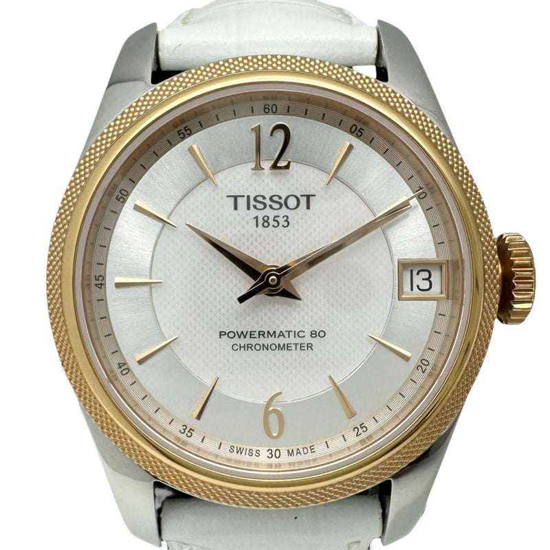 【TISSOT/ティソ】 バラード パワーマティック T108.208.26.117 未使用 腕時計 ステンレススチール/レザー/GP 自動巻き/オートマ シルバー文字盤/ホワイト革 レディース
【中古】【真子質店】【NN】




【YYx】