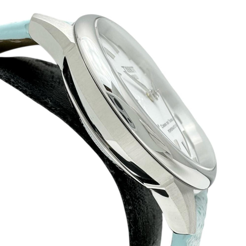 【TISSOT/ティソ】 シュマンデトゥレル パワーマティック80 T139.207.16.011.00 未使用 腕時計 ステンレススチール/レザー 自動巻き/オートマ ホワイト文字盤/ライトブルー革 レディース
【中古】【真子質店】【NN】




【DKMa】