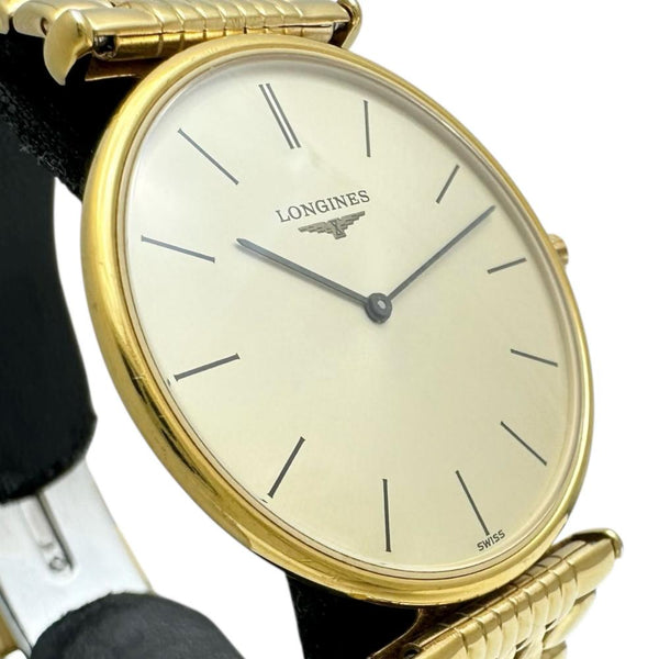 【LONGINES/ロンジン】 グランドクラシック L4.635.2 腕時計 GP クオーツ シャンパンゴールド文字盤/ゴールドベルト レディース 【中古】【真子質店】【GD】 【Dxx】
