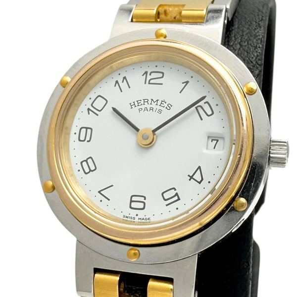 【HERMES/エルメス】 クリッパー 腕時計 ステンレススチール/GP クオーツ ホワイト文字盤/シルバーゴールドコンビ レディース
【中古】【真子質店】【GD】




【MaTx】