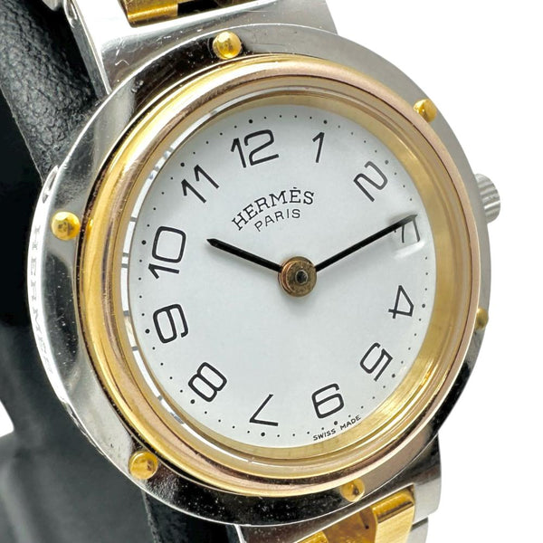 【HERMES/エルメス】 クリッパー 腕時計 ステンレススチール/GP クオーツ ホワイト文字盤/シルバーゴールドコンビ レディース
【中古】【真子質店】【GD】




【MaTx】