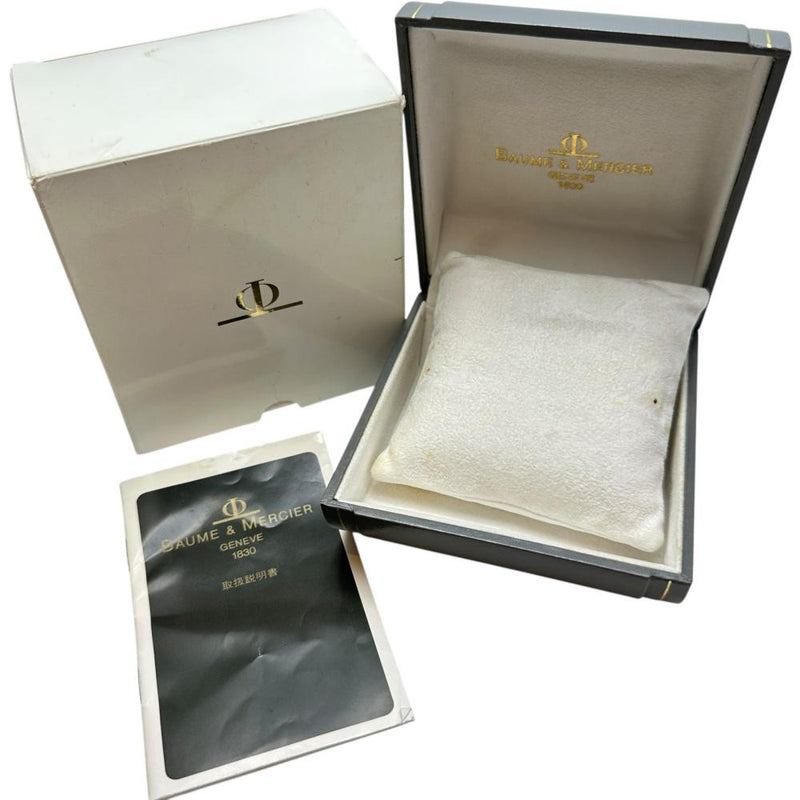 【Baume & Mercier/ボーム＆メルシェ】 ケープランド デイト 65367 OH済 腕時計 ステンレススチール 自動巻き/オートマ シルバー文字盤/シルバーベルト メンズ
【中古】【真子質店】【GD】




【KIx】