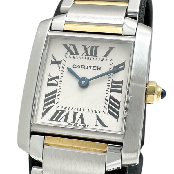 【CARTIER/カルティエ】 タンクフランセーズSM W51007Q4 腕時計 ステンレススチール/YG クオーツ シルバー文字盤/ゴールドシルバーコンビベルト レディース
【中古】【真子質店】【BL】




【MaKDx】