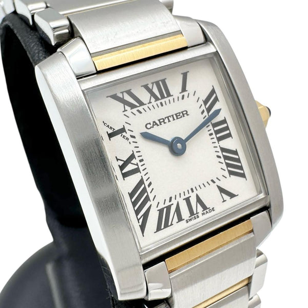 【CARTIER/カルティエ】 タンクフランセーズSM W51007Q4 腕時計 ステンレススチール/YG クオーツ シルバー文字盤/ゴールドシルバーコンビベルト レディース
【中古】【真子質店】【BL】




【MaKDx】