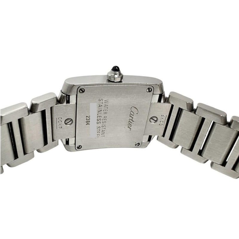 【CARTIER/カルティエ】 タンクフランセーズSM W51008Q3 腕時計 ステンレススチール クオーツ シルバー文字盤 レディース 【中古】【真子質店】【BL】 【TMoSY】