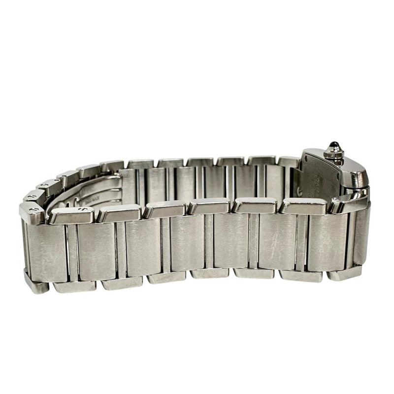 【CARTIER/カルティエ】 タンクフランセーズSM W51008Q3 腕時計 ステンレススチール クオーツ シルバー文字盤 レディース 【中古】【真子質店】【BL】 【TMoSY】