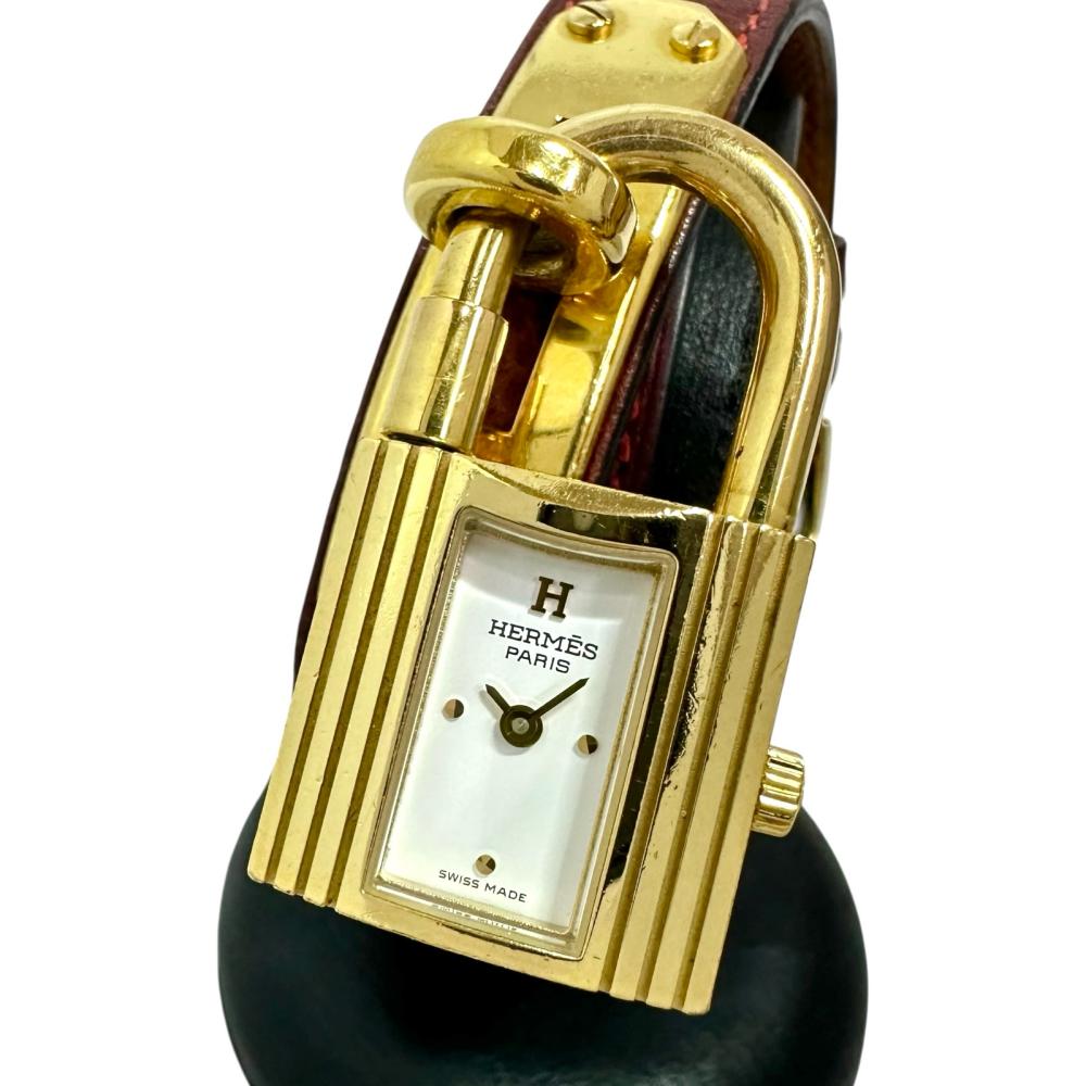 HERMES/エルメス】 ケリーウォッチ ドゥブルトゥール KE1.201 ロング/2