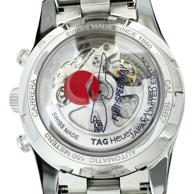 【TAG HEUER/タグホイヤー】 カレラ 富士スピードウェイ限定400本 CAR211B 裏スケルトン 腕時計 ステンレススチール 自動巻き/オートマ ネイビー文字盤 メンズ
【中古】【真子質店】【GD】




【ISxMa】