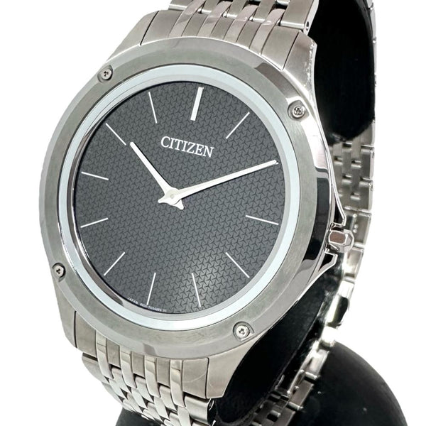 【CITIZEN/シチズン】 エコ・ドライブワン/Eco-Drive One AR5000-50E エコドライブ 腕時計 ステンレススチール ソーラー 黒文字盤 メンズ 【中古】【真子質店】【GD】 【KMiI】