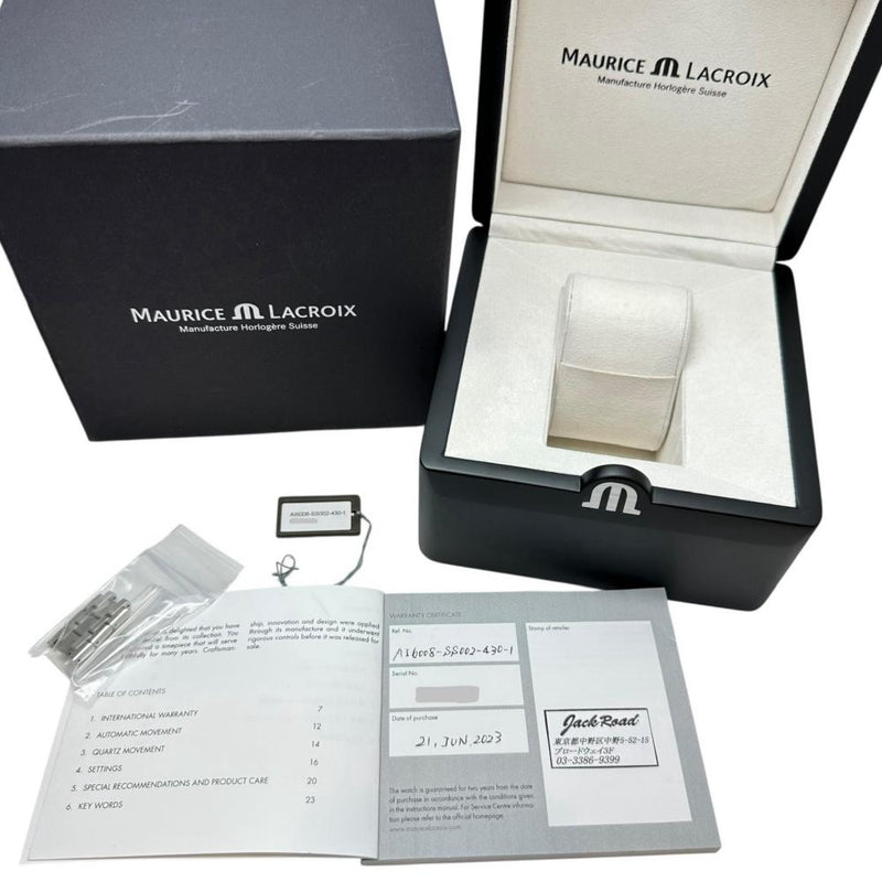 【MAURICE LACROIX/モーリスラクロア】 アイコン AI6008 裏スケルトン 腕時計 ステンレススチール 自動巻き/オートマ ブルー文字盤/シルバーバンド メンズ
【中古】【真子質店】【GD】




【IxIT】