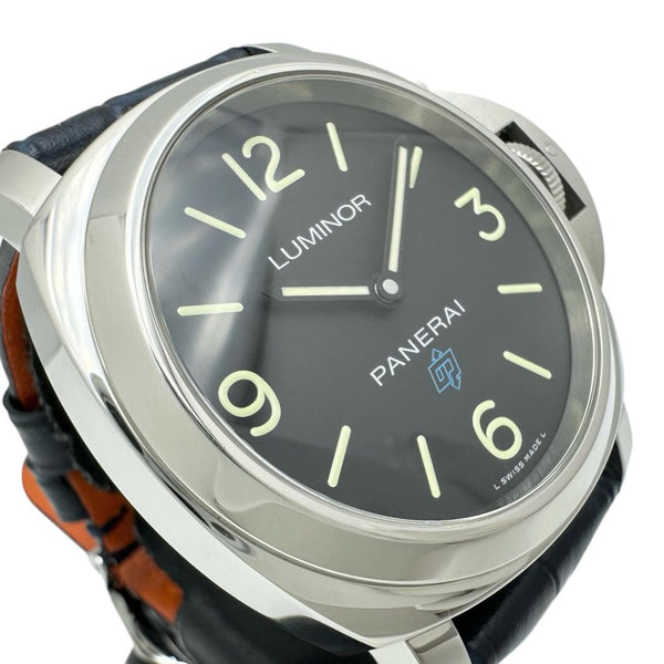 【PANERAI/パネライ】 ルミノール PAM00774 腕時計 ステンレススチール/レザー 手巻き U番（2018年） ブラック文字盤/ブルー革（社外製） メンズ 【中古】【真子質店】【BL】 【MaDMoD】